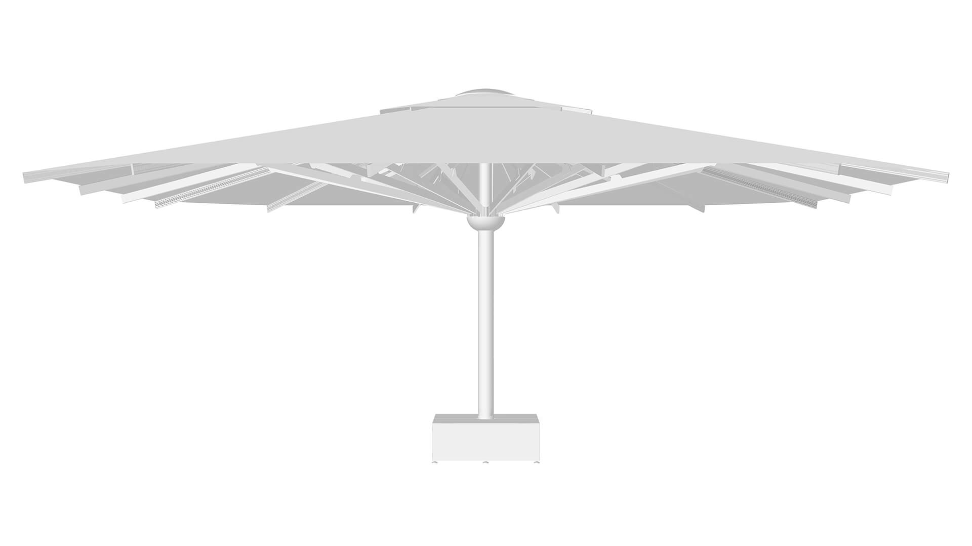 Giant Central pole Umbrella by Gaggio